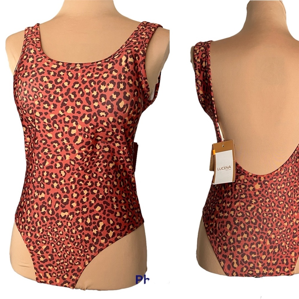 Brand new! Leopard print bodysuit NWT L